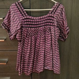 Plenty by Tracy Reese bohemian trapeze blouse